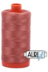 Aurifil Mako 50wt Cotton 1300 m 1422 yd. spool - 6728 Cinnabar